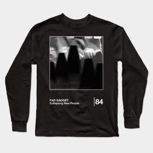 Fad Gadget  / Minimalist Style Graphic Design Long Sleeve T-Shirt